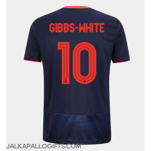 Nottingham Forest Morgan Gibbs-White #10 Kolmaspaita 2025-26 Lyhythihainen